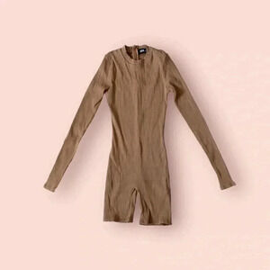 Sorella long sleeve shorts bodysuit romper